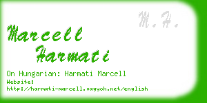 marcell harmati business card